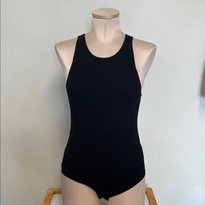 Urban Heritage Sleeveless Ribbed Snap Closure Women’s Size M Stretch Bodysuit